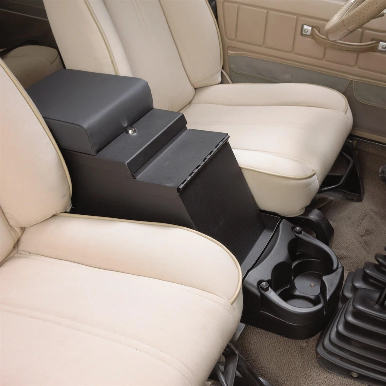 Smittybilt Security Stereo Floor Console (Black) (31815) — product image 3