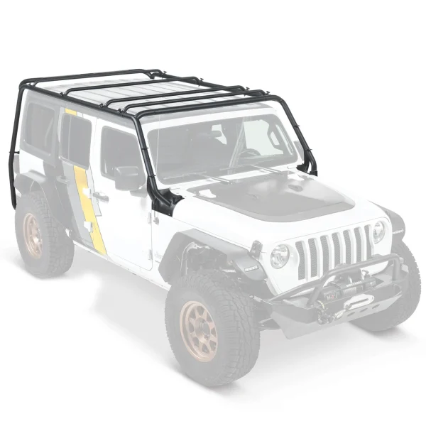 Smittybilt SRC Roof Rack JL 4-Door Textured Black (SMB77717-01)
