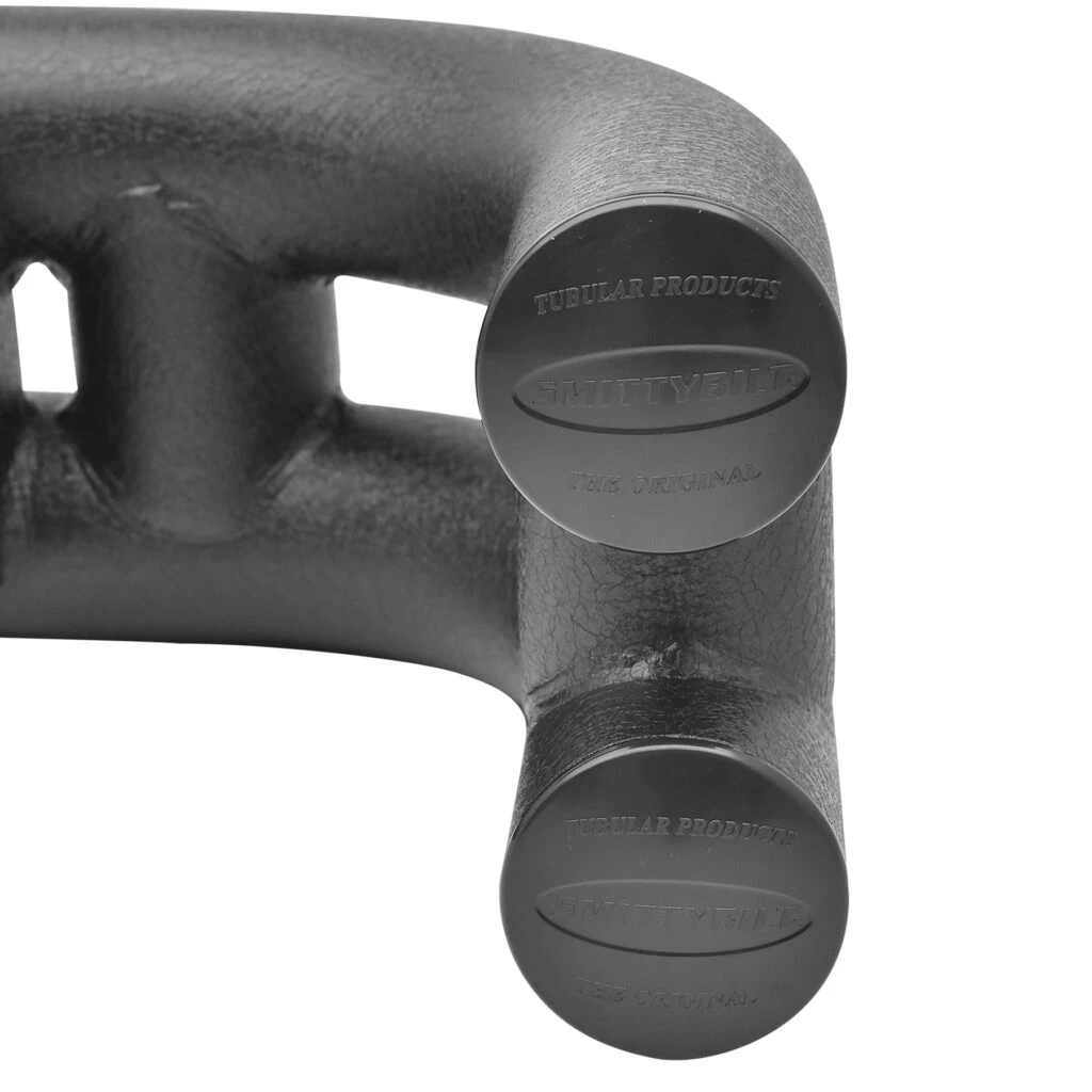 Smittybilt Tubular Bumper End Caps 3" Tube Pair Black (SMBTA25)