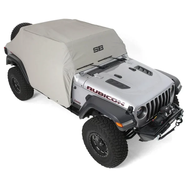 Smittybilt Water-Resistant Cab Cover w/ Door Flaps for 18C Wrangler JL (SMB1071)