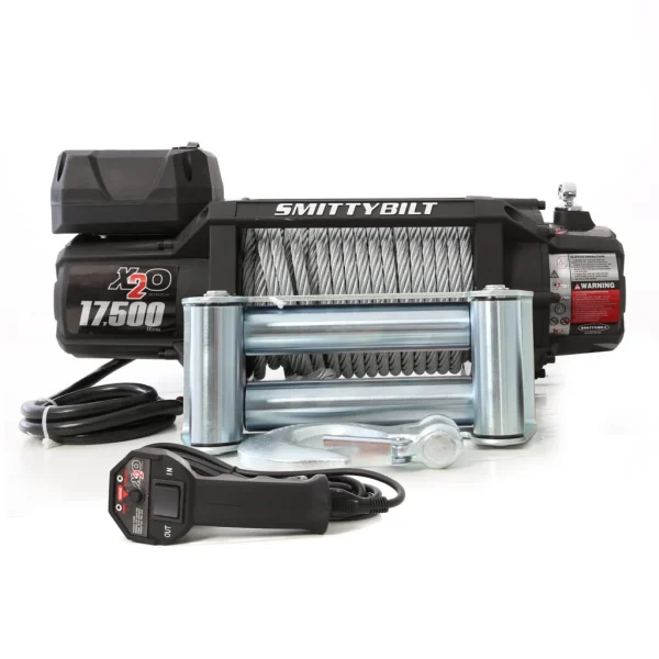 Smittybilt X2O GEN2 17.5K Waterproof Wireless Winch w/ Steel Cable (SMB97517)