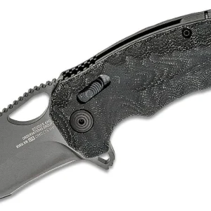 SOG Kiku XR LTE Blackout Flipper Knife 3.03" CTS-XHP Black Blade (SOG-12-27-04-57)
