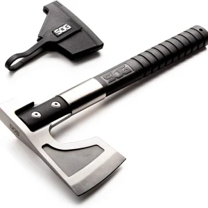 SOG Camp Axe 11.5" Length GRN Handles Molded Nylon Sheath (SOG-CH1001-CP)