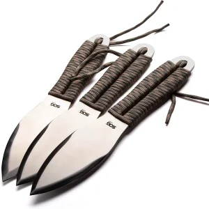 SOG Fling 3-Piece Throwing Knife Set Paracord Handle (SOG-FX41N-CP)