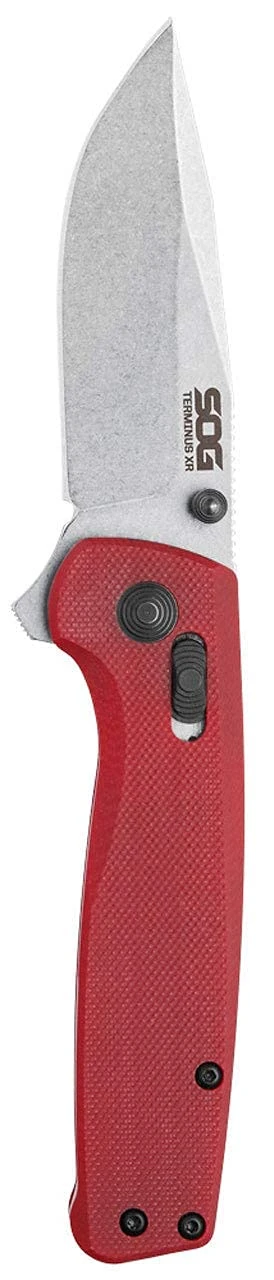SOG Terminus XR G10 Folding Pocket Knife Crimson (SOG-TM1023-CP) — product image 4