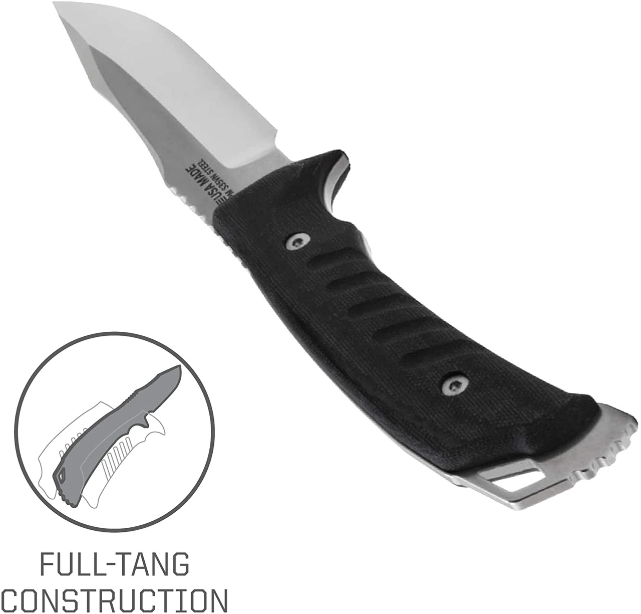SOG Pillar Fixed Blade Knife Two-Tone S35VN Micarta (SOG-UF1001-BX) — product image 5
