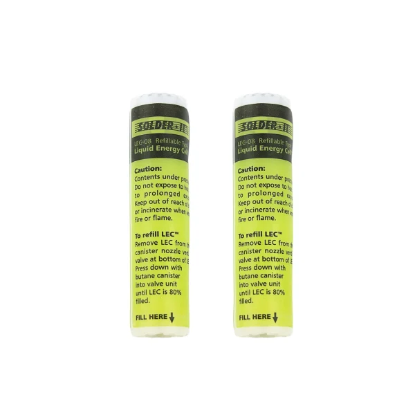 Solder-It Liquid Energy Cells Butane Refillable Fuel Cell Pair (LEC-8)