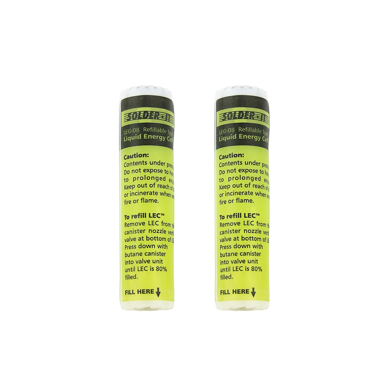 Solder-It Liquid Energy Cells Butane Refillable Fuel Cell Pair (LEC-8)