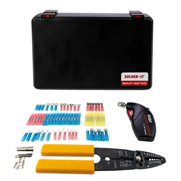 Solder-It Micro-Therm Solder Terminal Kit with Crimping Tool and Case (MJ-600KT)