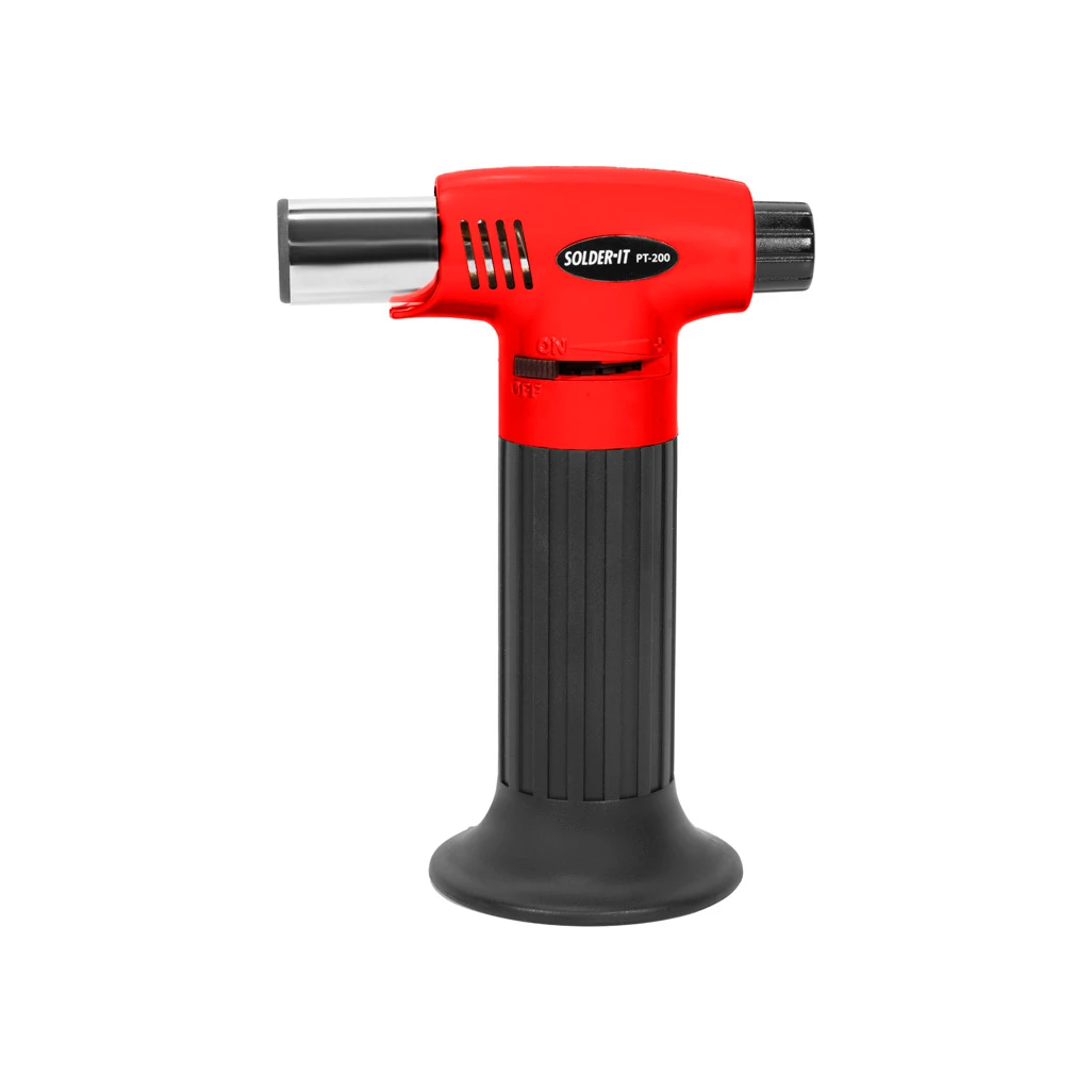 Solder-It Pro-Torch Micro Butane Torch Red 2372 Deg F Blue Flame (PT-200)
