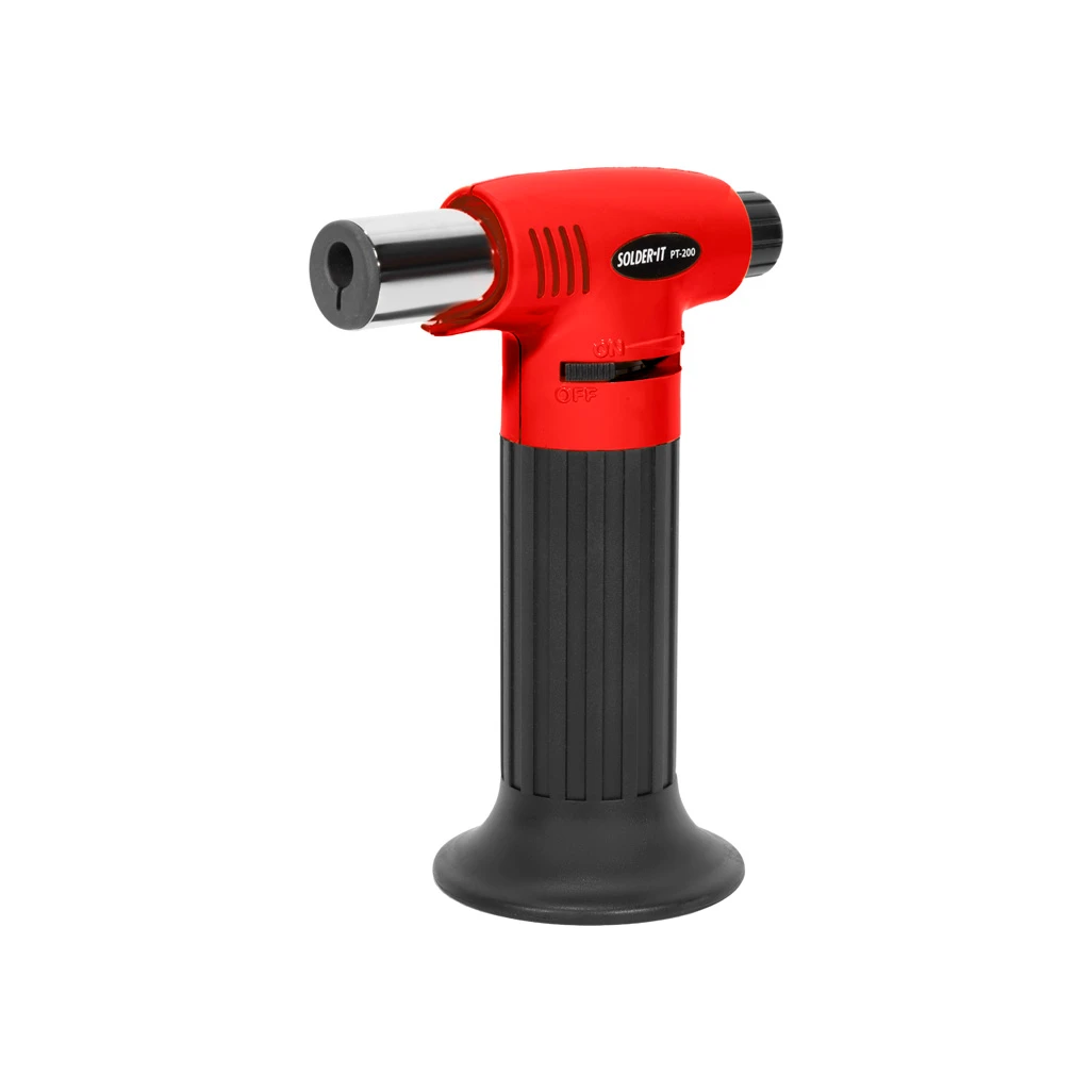 Solder-It Pro-Torch Micro Butane Torch Red 2372 Deg F Blue Flame (PT-200) — product image 2