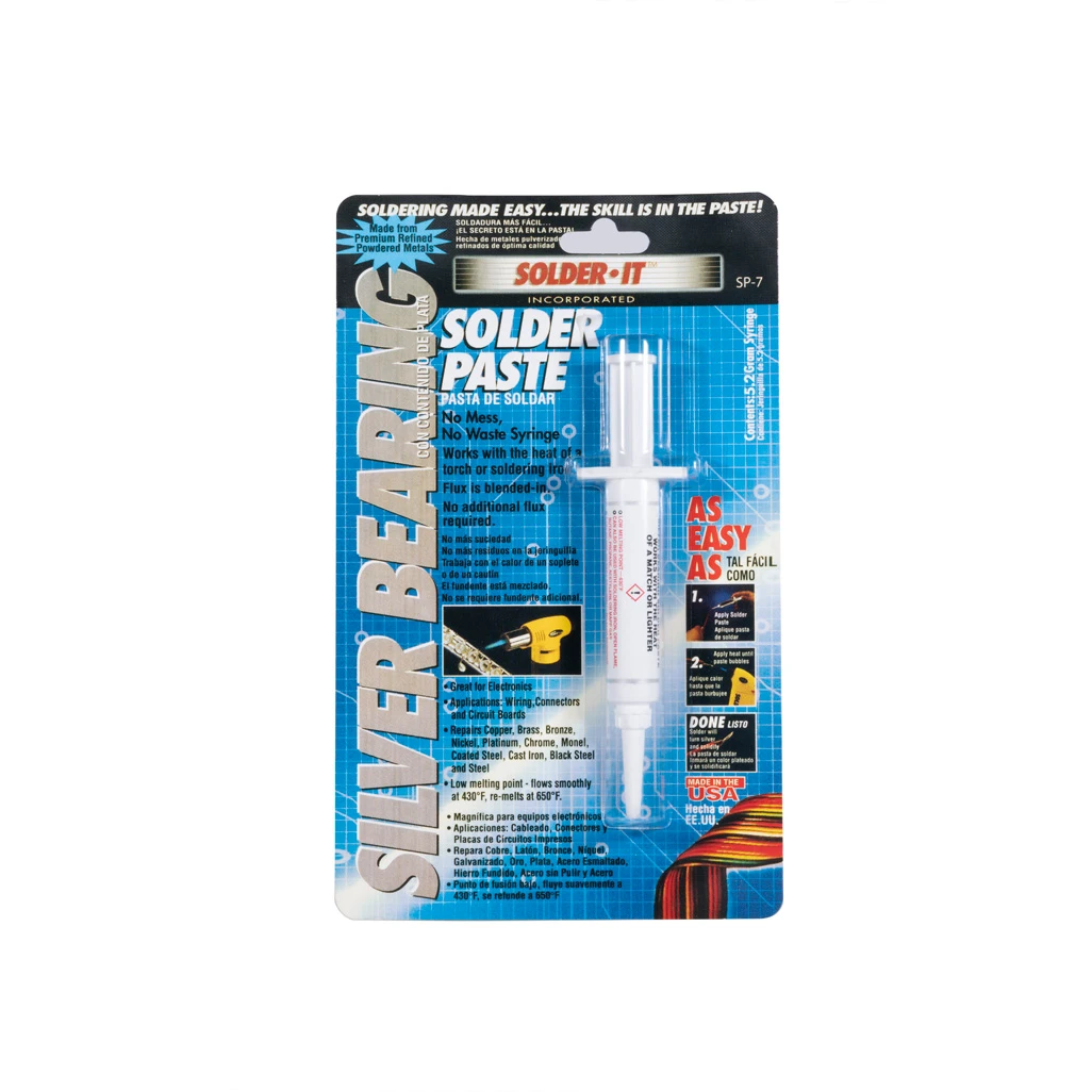 Solder-It Silver Solder Paste With Flux 5.2 Gram Syringe Non-Toxic (SP-7) — product image 2