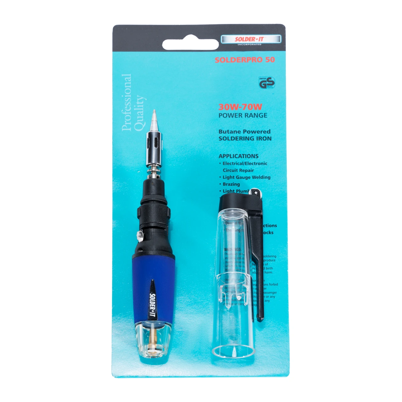 Solder-It SOLDERPRO-50 Butane Soldering Iron Mini 410-750 Degrees F (PRO-50) — product image 6