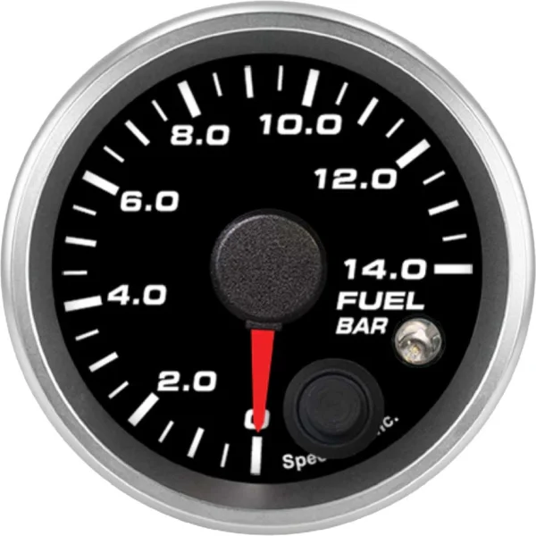 Speedhut 2-1/16" 0-14.0 Bar Fuel Pressure Gauge w/Warning (R2-FP8-REV)