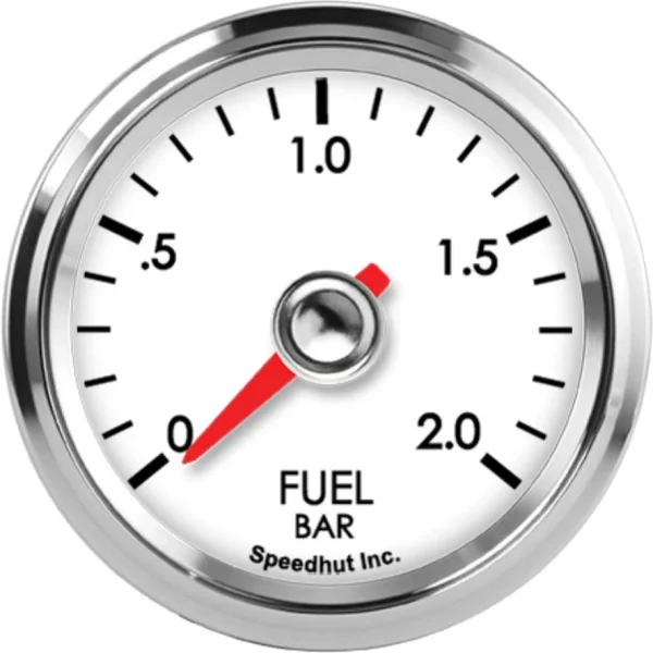 Speedhut 2-1/16" 0-2.0 Bar Fuel Pressure Gauge (L2-FP6-LEG)