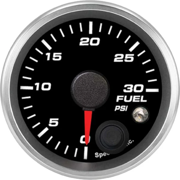 Speedhut R2-FP2-REV black fuel pressure dial marked0 to30PSI