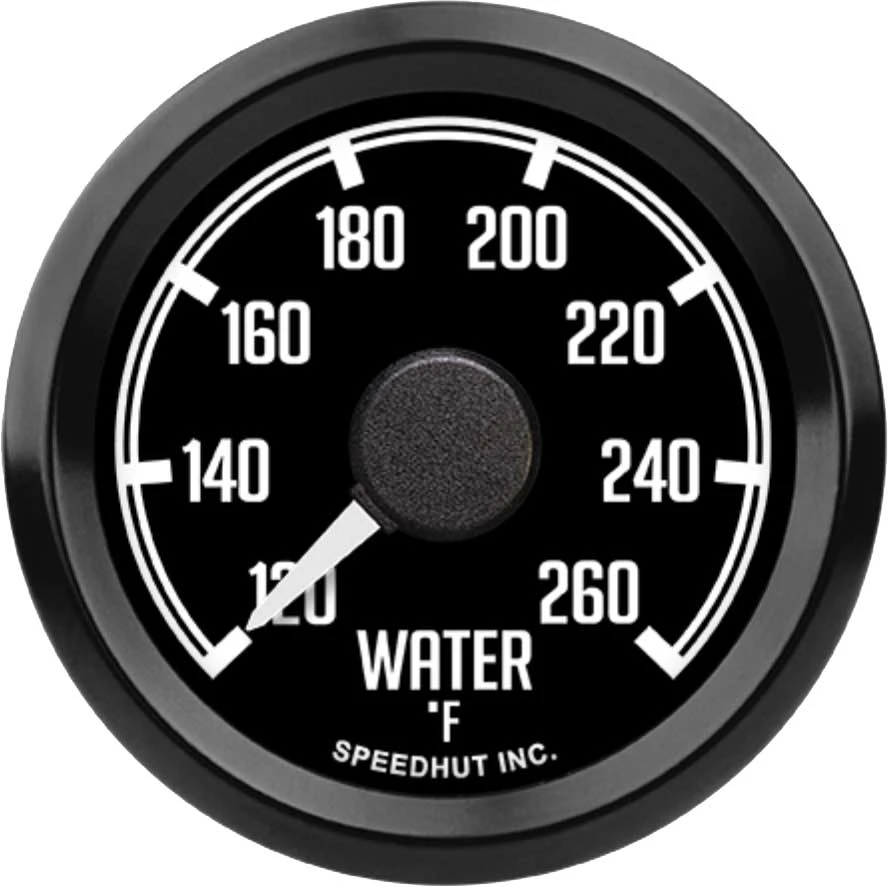 Speedhut 2-1/16" 120-260F Water Temp Gauge JDM Datsun Z (L2-WT1-DATZ)