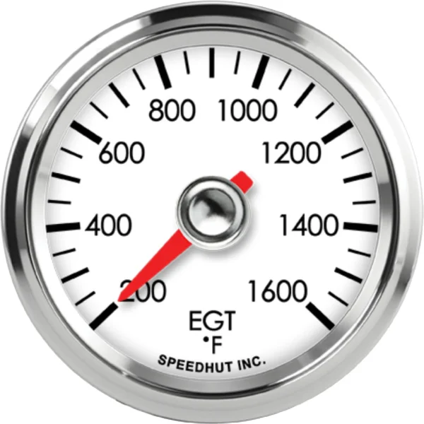 Speedhut 2-1/16" 200-1600F EGT Temp Gauge (L2-ET1-LEG)