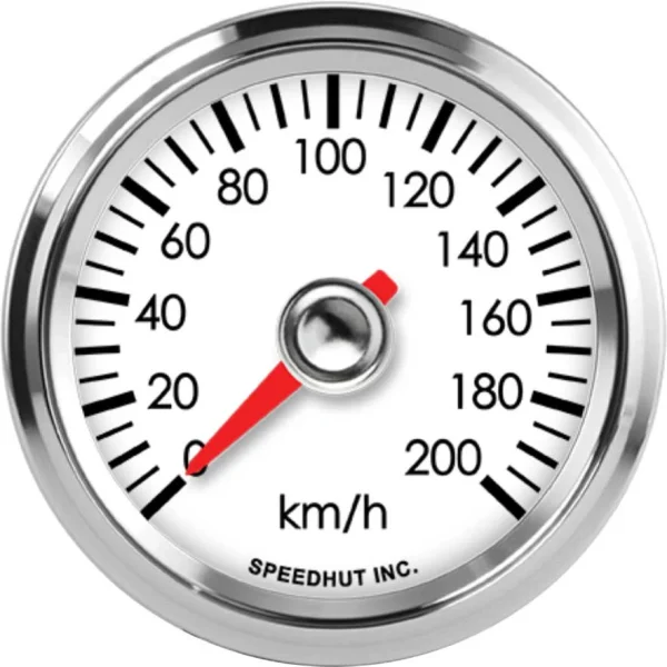 Speedhut 2-1/16" 200 km/h GPS Speedometer (R2-S2-LEG)