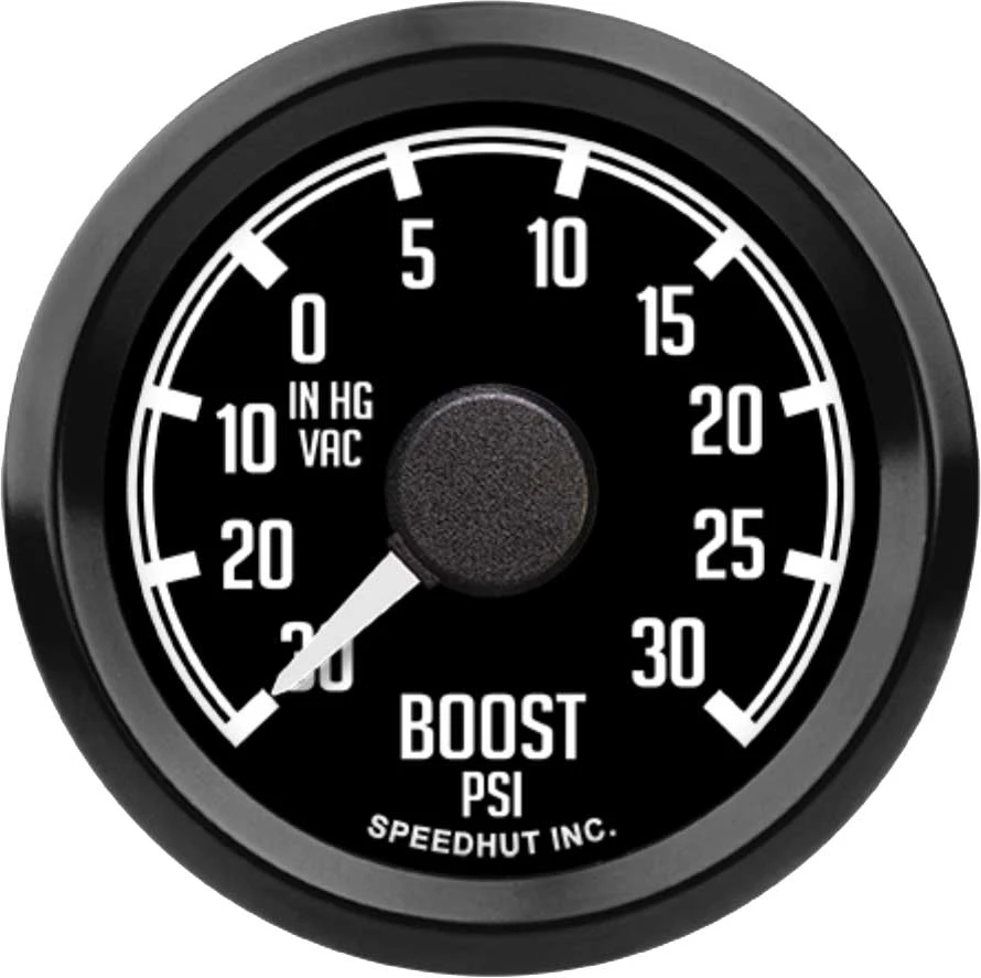 Speedhut 2-1/16" 30inhg-0-30 PSI Boost/Vac Gauge (L2-BV4-DATZ)