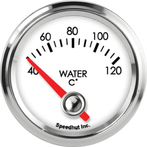 Speedhut 2-1/16" 40-120C Water Temp Gauge - 90° Sweep (L2-WT4-LEG)