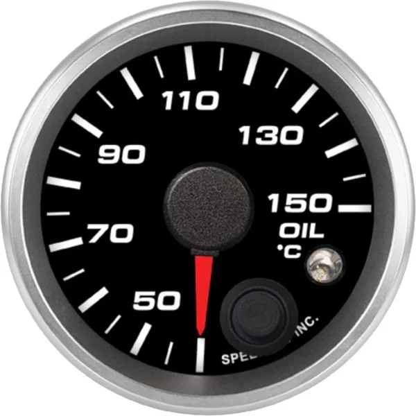 Speedhut 2-1/16" 40-150C Oil Temp Gauge w/ Warning (R2-OT3-REV)