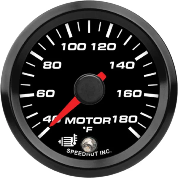 Speedhut 2-1/16" 40-180F EV Motor Temp Gauge w/Warning (FAE2-T4-EV)