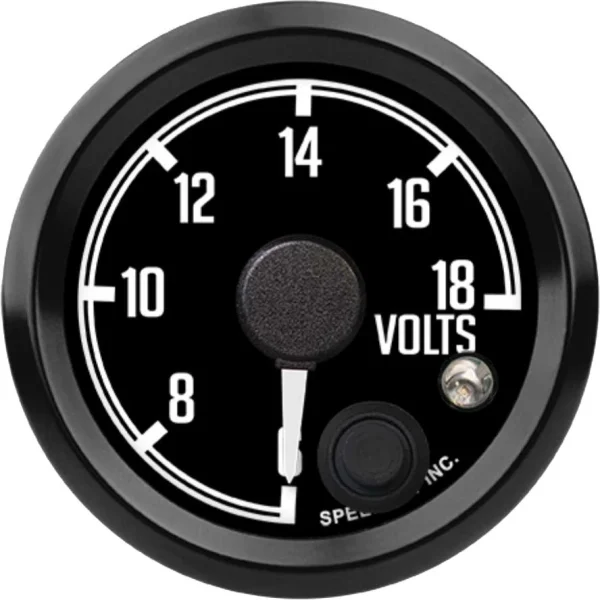 Speedhut 2-1/16" 6-18V Volt Gauge w/ Warning JDM Datsun Z (R2-V1-DATZ)