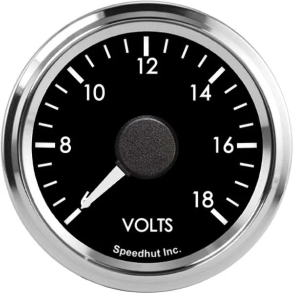Speedhut 2-1/16" Cobra 6-18V Volt Gauge (L2-V1-COB)