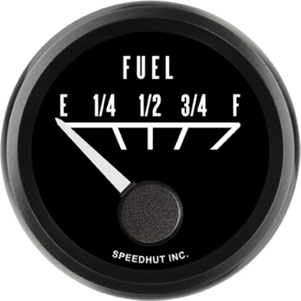 Speedhut 2-1/16" Pontiac 90° Sweep Prog. Fuel Level Gauge (L2-FL2-PTC)