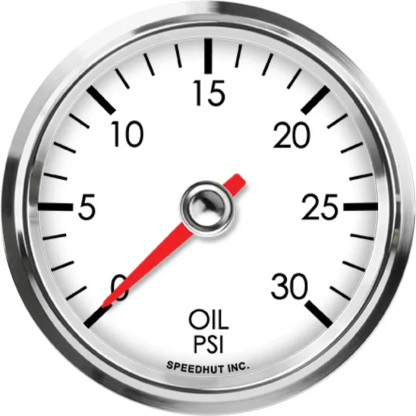 Speedhut 2-5/8" 0-30 PSI Oil Pressure Gauge (L25-OP1-LEG)