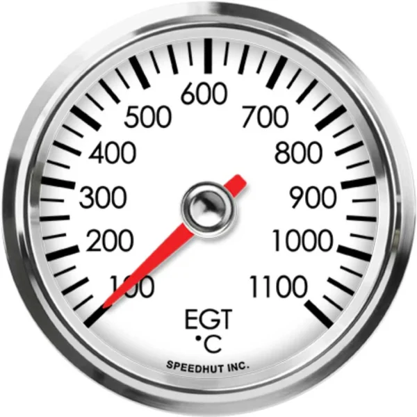 Speedhut 2-5/8" 100-1100C EGT Temp Gauge (L25-ET4-LEG)