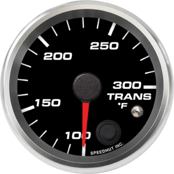 Speedhut 2-5/8" 100-300F Trans Temp Gauge w/ Warning (R25-TT1-REV)