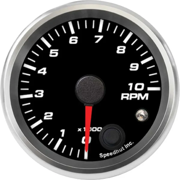 Speedhut 2-5/8" 10K RPM Shift-light Tachometer (R25-TC4-REV)