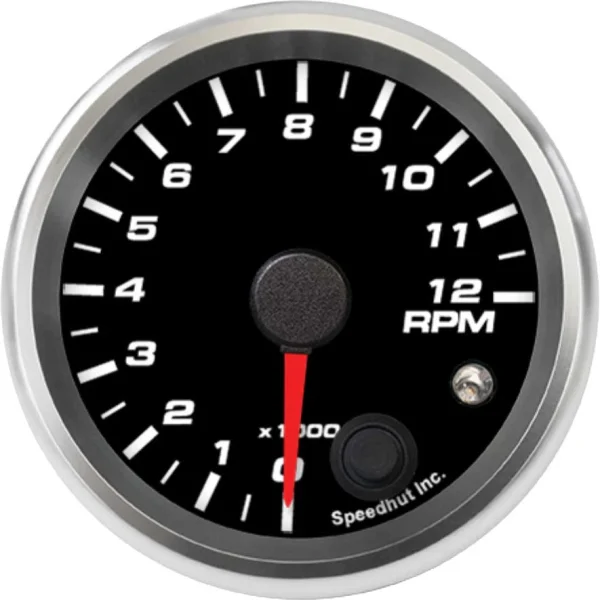 Speedhut 2-5/8" 12K RPM Shift-light Tachometer (R25-TC5-REV)