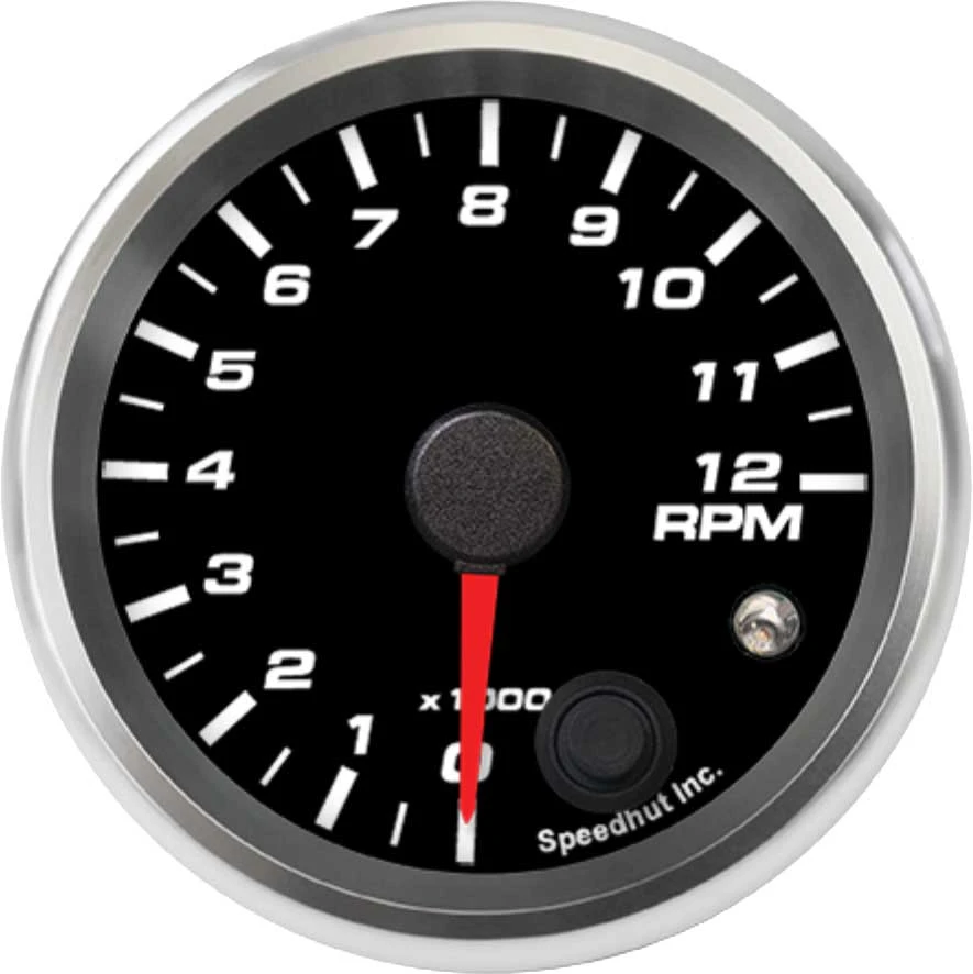 Speedhut 2-5/8" 12K RPM Shift-light Tachometer (R25-TC5-REV)