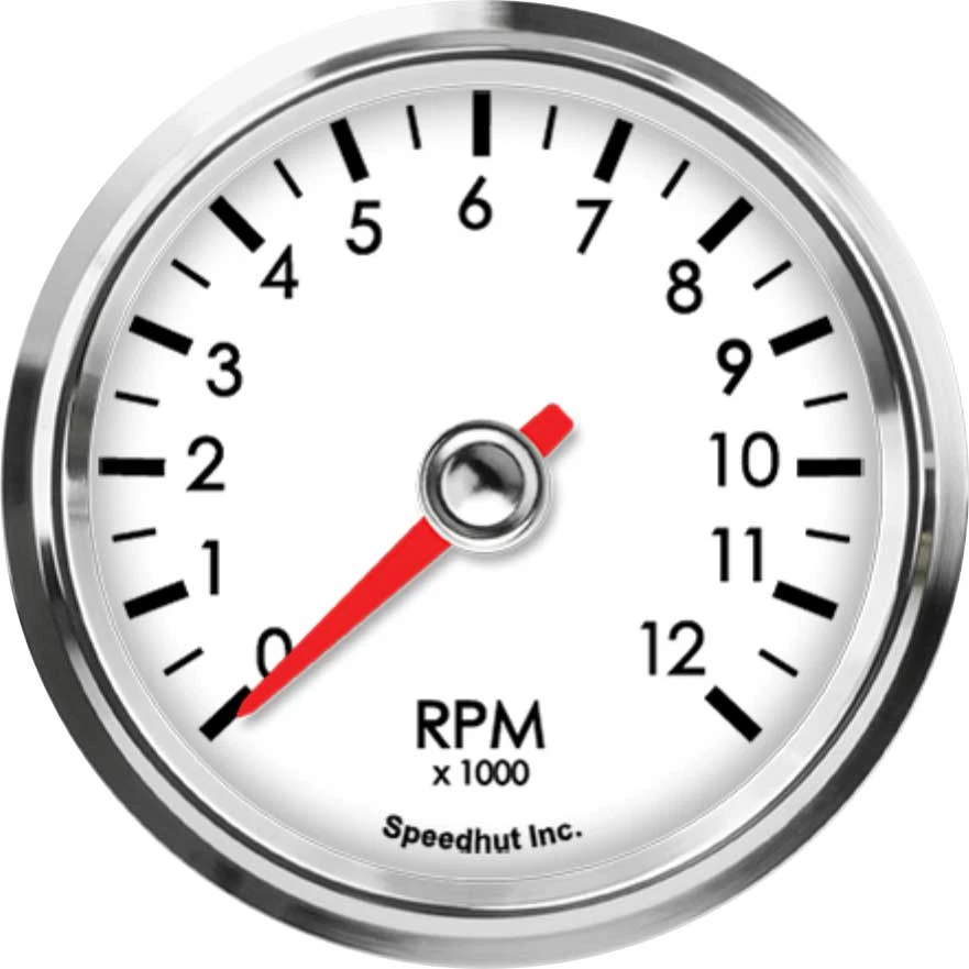 Speedhut 2-5/8" 12K RPM Tachometer (L25-TC5-LEG)