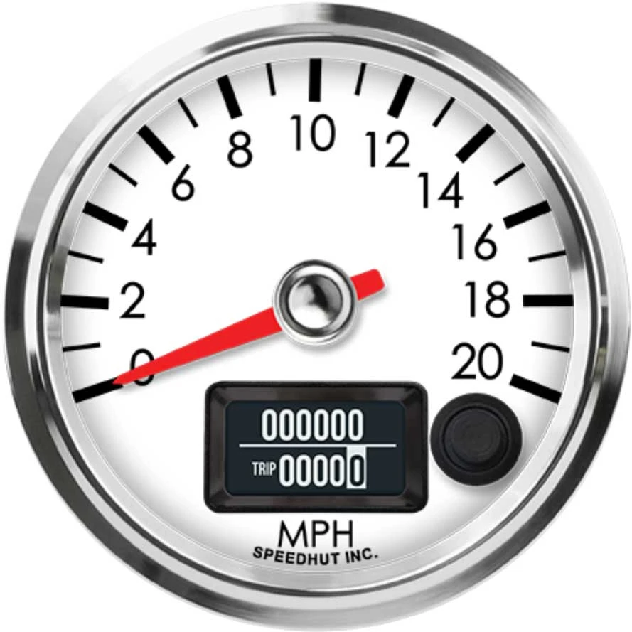 Speedhut 2-5/8" 20 mph GPS Speedometer (R25-S6-LEG)