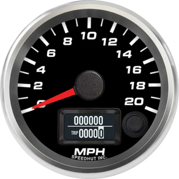 Speedhut 2-5/8" 20 mph GPS Speedometer (R25-S6-REV)