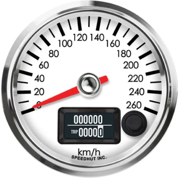 Speedhut 2-5/8" 260 km/h GPS Speedometer (R25-S4-LEG)