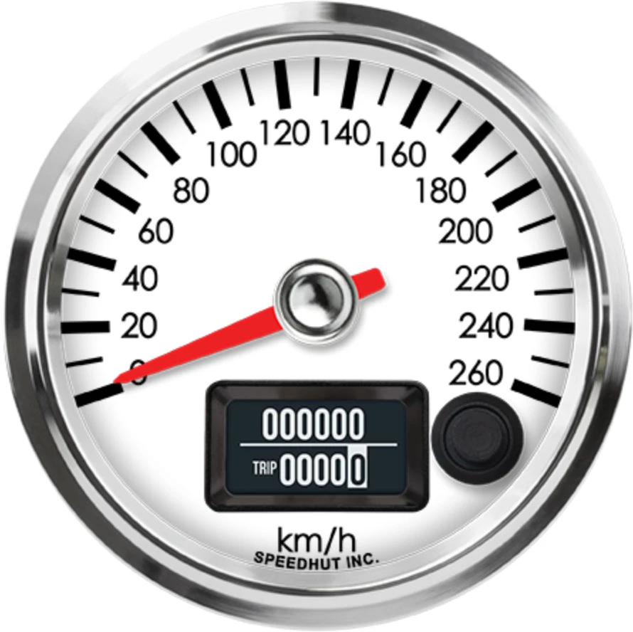 Speedhut 2-5/8" 260 km/h GPS Speedometer (R25-S4-LEG)