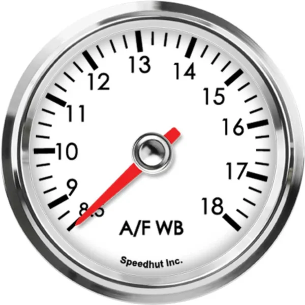 Speedhut 2-5/8" AEM 8.5-18 Air/Fuel Wide Band Gauge (L25-WB3-LEG)
