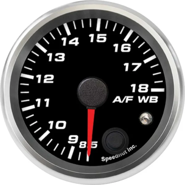 Speedhut 2-5/8" AEM Air/Fuel 8.5-18 Gauge w/ Warning (R25-WB3-REV)