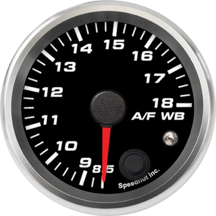 Speedhut 2-5/8" AEM Air/Fuel 8.5-18 Gauge w/ Warning (R25-WB3-REV)