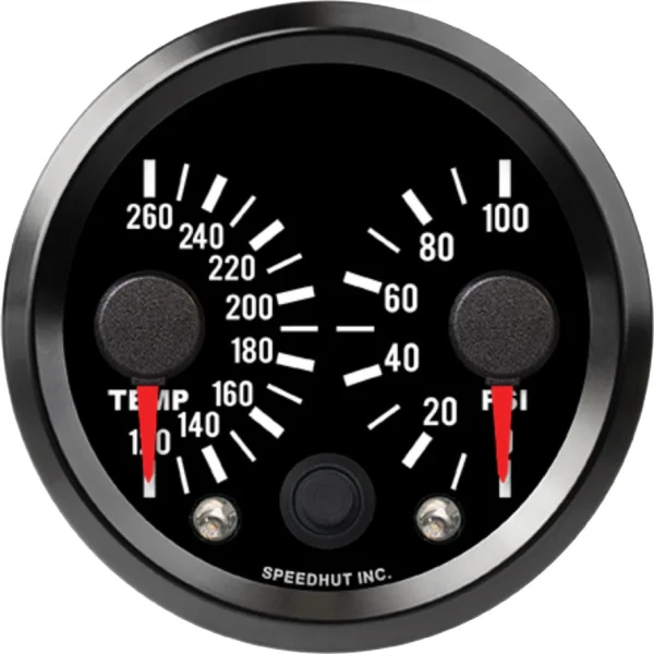 Speedhut 2-5/8" JDM 510 Water Temp/Oil Pressure Gauge (R25-DG1-510)