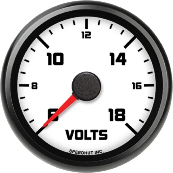 Speedhut 2-5/8" Street XL 6-18V Volt Gauge (L25-V1-SXL)