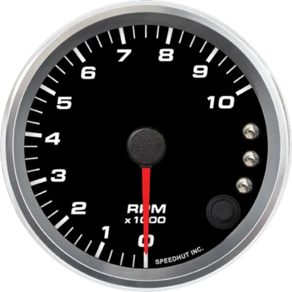 Speedhut 3-3/8" 10K RPM Shift-light Tachometer (R3-TC4-REV)