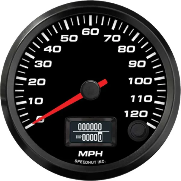 Speedhut 3-3/8" 120 mph EV Speedometer Gauge (FOR3-S1-EV)