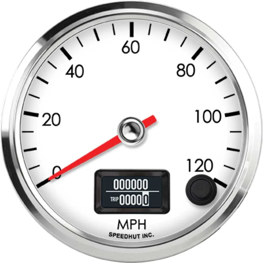 Speedhut 3-3/8" 120 mph GPS Speedometer (R3-S1-LEG)