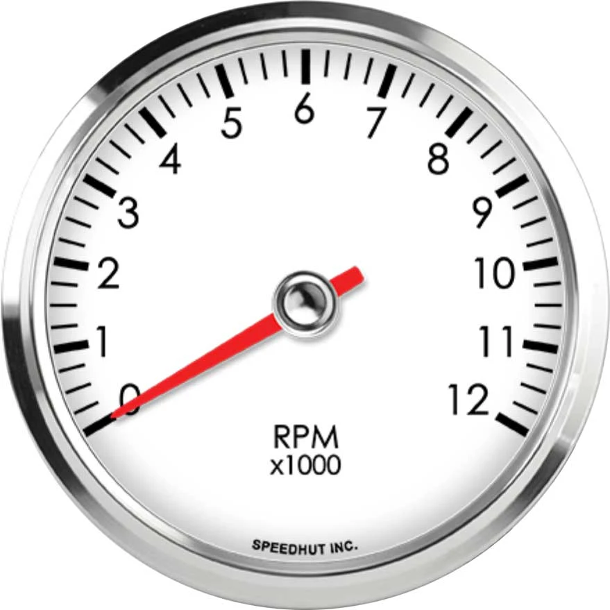 Speedhut 3-3/8" 12K RPM Tachometer (L3-TC5-LEG)